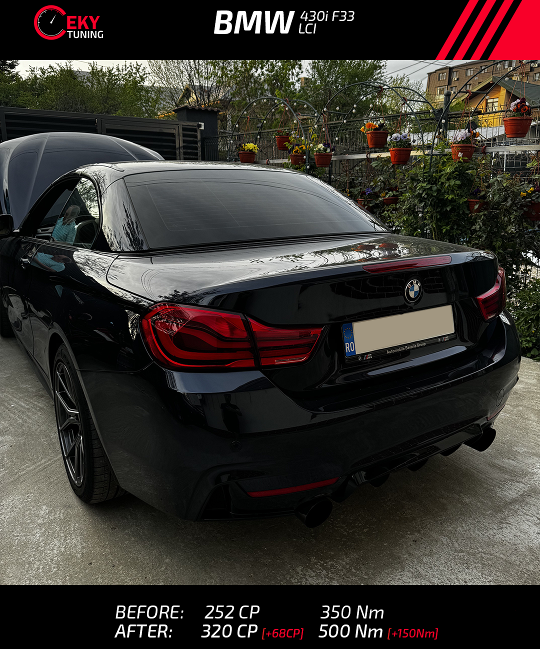 BMW 430i F33 252Cp primeste modificare by DimSport Romania